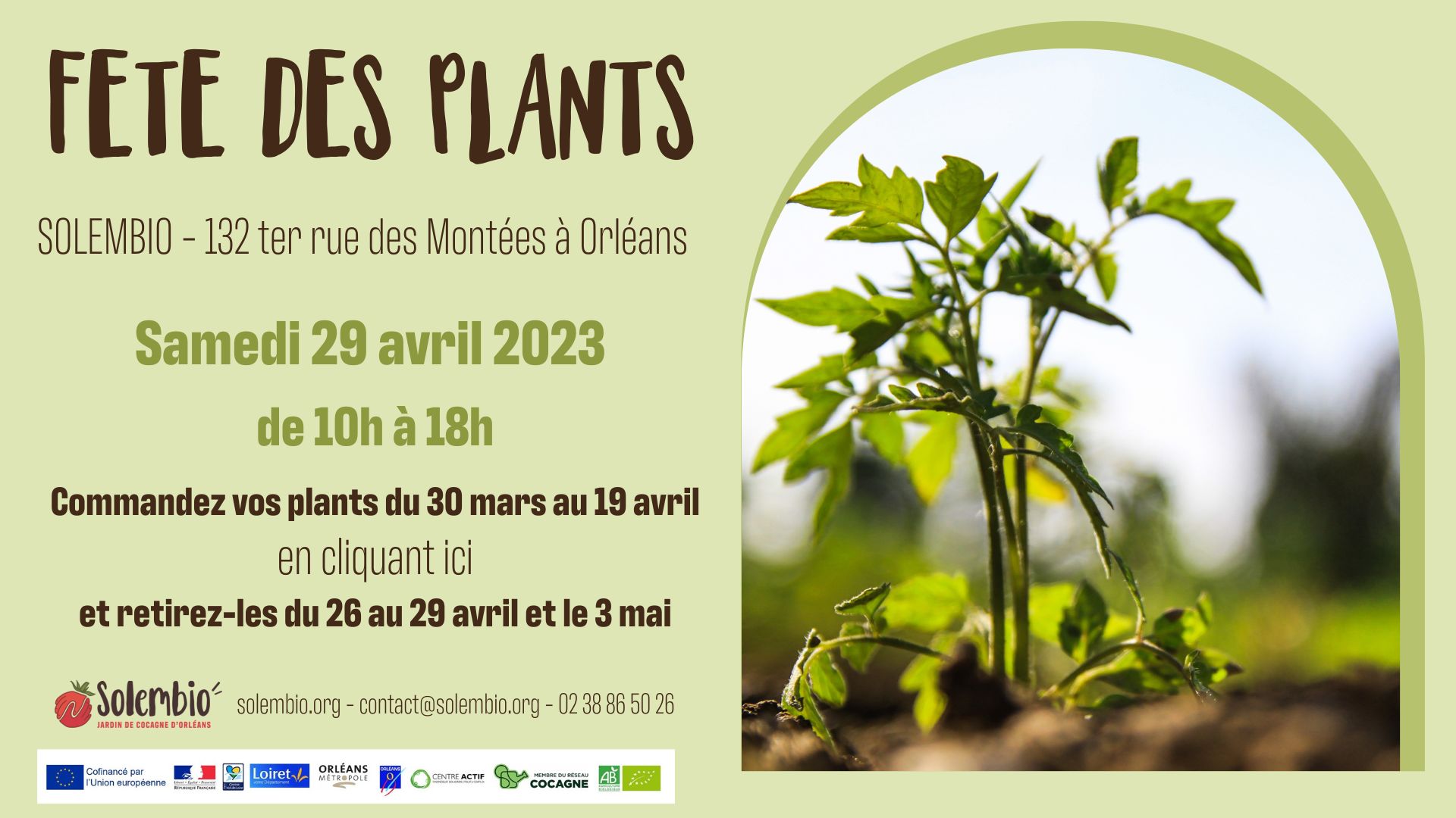 You are currently viewing Fête des plants 2023 : 29 avril